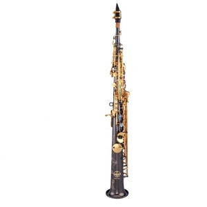 taishan TSSS 650F professional wind instrument saxophone black nickel plated soprano saxophone