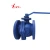 Import The factory sells modern flange connection form WCB + F46 valve body ball material table fluorine lined ball valve from China