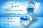 the newest Kids indoor playground coin operated Magic Piano game machine