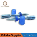 Thread Drive nail with plastic washer and cap, with chamfer