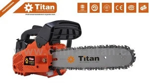 Titan gasoline hand powered chainsaw 2500 with CE MD light weight gas chain saw