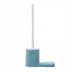 Toilet brush set toilet no dead corner brush long handle soft hair toilet brush with base