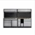 Import tool cabinet set high quality Garage storage workbench with cabinets tool box set professional from China
