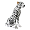 Top Inquiry Item Hand Painting Resin Animal Sculpture Animated Life Size Jaguar Statue For Sale
