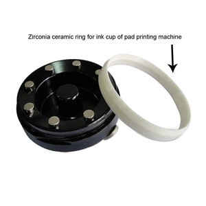 Top Quality High Hardness Wear Resistant zirconia pad printing ceramic rings for Pad Printer