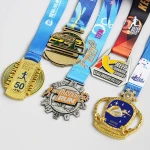 Top quality Sport Medals Trophies Awards cheap custom metal medals