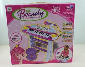 Top sell kids children electric toy piano with microphone musical toys children toy piano