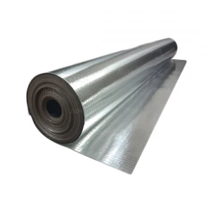 Top Selling Double Sided Reflective Metalized Paper Film Insulation Film  8x8 Fiberglass Scrim Reinforced Wholesaler