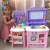 Import Top selling popular girl kids plastic play set kitchen toy from China