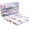 TOYO Oil Paint Marker Pen Permanent Markers for Car Tire and all surfaces White Silver Gold Waterproof