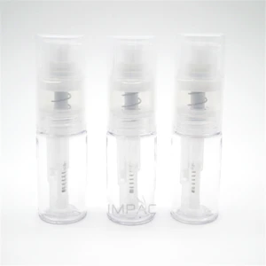 transparent mini refillable powder sprayer bottle 14ml for baby talcum powder packaging
