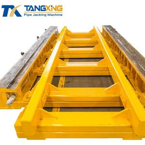 trenchless/underground Adjustable guide rail/Integrated rail for pipe jacking machine