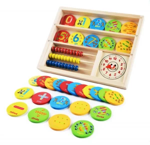 Trending Products YZ134B Learning Math Set Early Education toy Counting box Wooden toys for kids