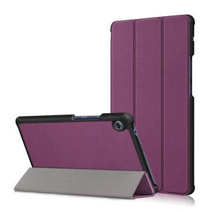 Tri-fold Flat Cover Tablet Case For Huawei Matepad T8 C3 8&quot; PU Leather Covers