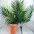 Import Tropical Leaves Decorations Green Artificial Plastic Green Palm Tree Leaf from China