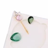 ts00135 Cute Pink Crystal Hair Jewelry Hair Pins