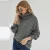 Import Turtleneck Sweater Women Europe And America Autumn And Winter Solid Color Warm Loose Pullover Knitted Sweater from China