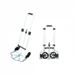 TUV and GS high quality 45Kg max load two wheels aluminium foldable hand trolley /hand cart
