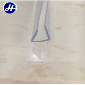 u channel extruded silicone clear rubber seal strip