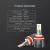 Import U6 plus Led Headlight Bulb Flip Led Chip All-in-one Conversion Kit 8000lm Headlights Car Replacement Lights Of Halogen And Xenon from China