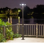 UFO 150W 300W ABS Outdoor Waterproof IP65 Integrated All In One Motion Sensor LED Solar Street Light Garden Road Wall Lamp Round