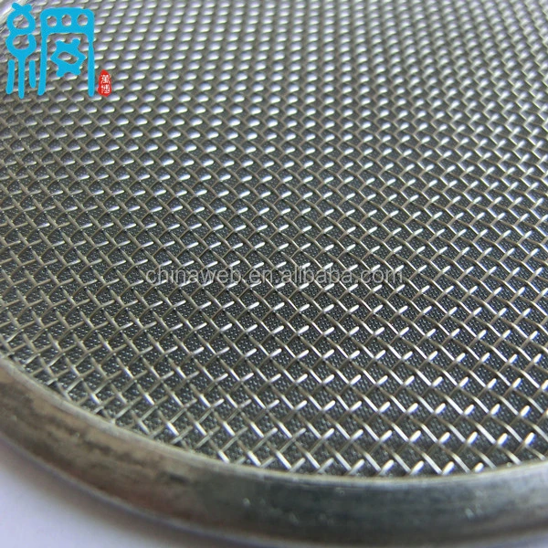 Ultra Fine Wire Mesh Filter Discs for Plastic Melt Filtration