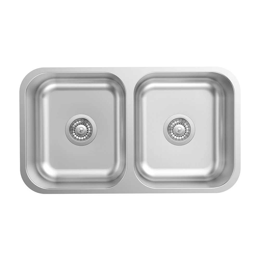Undermount large bowl double dual  sinks 304 stainless steel modern kitchen basin sink of kitchen