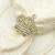 Import unique design table napkin ring beautiful napkin buckles luxury wedding napkin ring from China