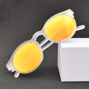 Unisex Sun Glasses Polarized Coating Mirror Round Male Eyewear Sunglasses for Men/Women