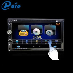 Universal Double Din Car DVD Player with USB SD AUX Radio Bluetooth Double Din Car Stereo
