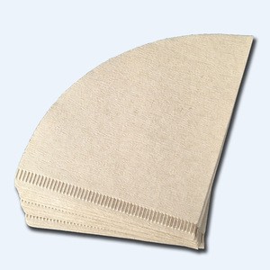 V01 coffee filter paper natural color 100pcs packed coffee filter