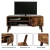 Import VASAGLE latest design antique home living room furniture vintage industrial wooden cabinet Rustic Tv Stand from China