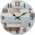 Import Vintage Coastal Worn Blue 14 Inch Round Hanging Wall Clock from China