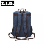vintage leisure solid color canvas mens computer bagpack backpack laptop bags