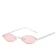 Import Vintage Small Oval Sunglasses Fashion Brand Women Men Metal Frame Clear Pink Lens Shades Sun Glasses Eyewear UV400 Sunglass from China