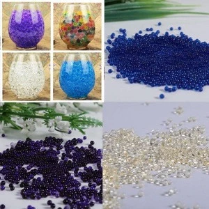 Water Plant Flower Jelly Beads Crystal Soil Mud Water Pearls Gel Balls