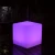 Import waterproof 16color change rechargeable led cube rgb 10x10x10 / led cube light for bar/cafe/garden/home decoration from China