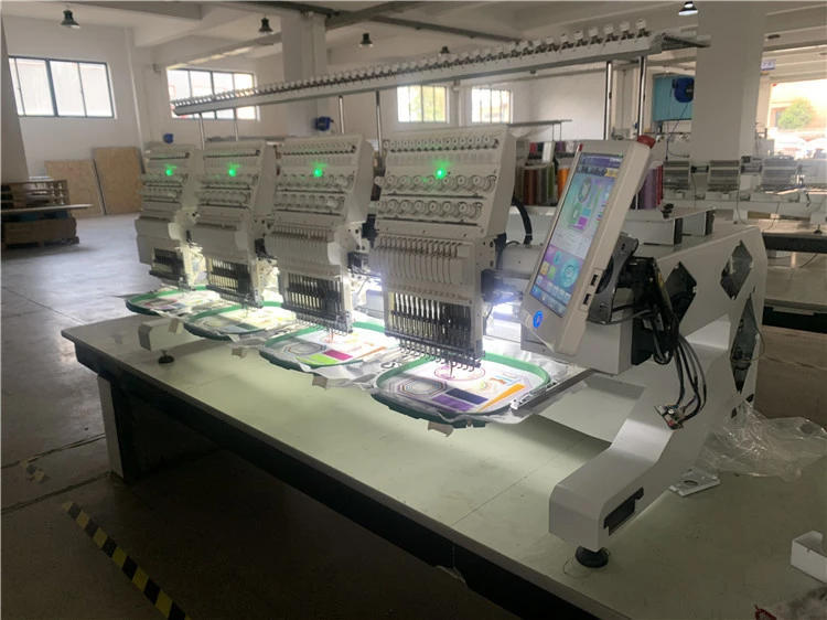 WD-1504  Hot Sale 4 Head Embroidery Machine Four Head Computerized Electric Embroidery Machine