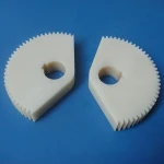 wear-resistance plastic gear pom derlin acetal gear use for machine