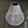 Wedge wire screen mesh for 2 stage pusher centrifuge