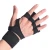Import Weight Lifting Fitness Gloves With Wrist Wraps Silicone Gel Full Palm Protection Gym Workout Gloves from China
