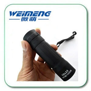 Weimeng brand New arrival focus 10*25 single telescope 10X Non infrared mini portable telescopes factory directly supply