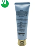 Wholesale 120ml cosmetic round tube cleanser packaging tube with screw top