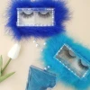 Wholesale 3D Hemp Fiber Eyelashes Cruelty Free Plant Fiber Synthetic 3d Faux Mink Eyelashes with Custom Lash Box