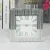 Wholesale 3D shadow box decoration crystal fashion beautiful glitter wall clock &amp; new design mirror clock