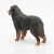 Import Wholesale Artificial Cute Bernese Mountain Dog Decorative Resin Crafts Figurines Arts And Crafts from China