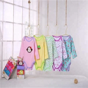 Wholesale Baby Clothes Organic Cotton Baby Romper Onesie/Baby Bodysuit/Infant Clothing