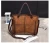 Import Wholesale Casual women custom shoulder messenger bags Lady PU Leather Portable Handbags from China