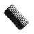 Import Wholesale Cheap Black Wide Tooth Hair Beard Comb Small MOQ Hot Selling Common Plastic Pocket Hair Comb from China