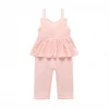 Wholesale Children Clothing Summer New 1-4 Years Girls Cotton and Linen Jumpsuits Baby Rompers For Kids Clothes